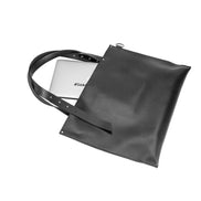 Large Handbag Adele - Genuine Black Leather