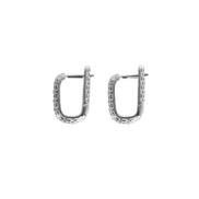 Honey Bee Hoopy Earrings - Rose Gold and Silver