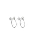 Chord Earrings - Silver