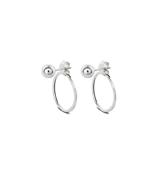 Chord Earrings - Silver