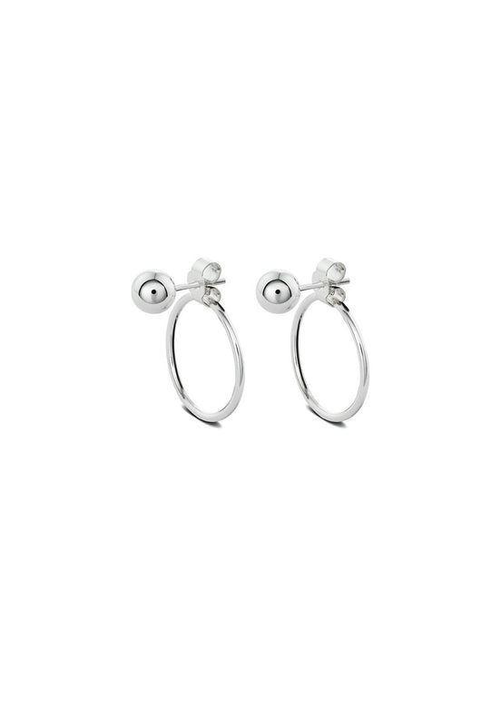 Chord Earrings - Silver