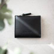 Classic Leather Wallet MINI TAAL - Black