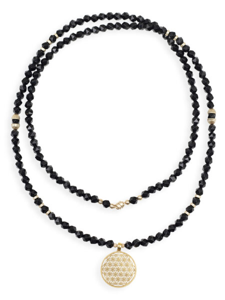 Flower Of Life Bracelet S – Onyx