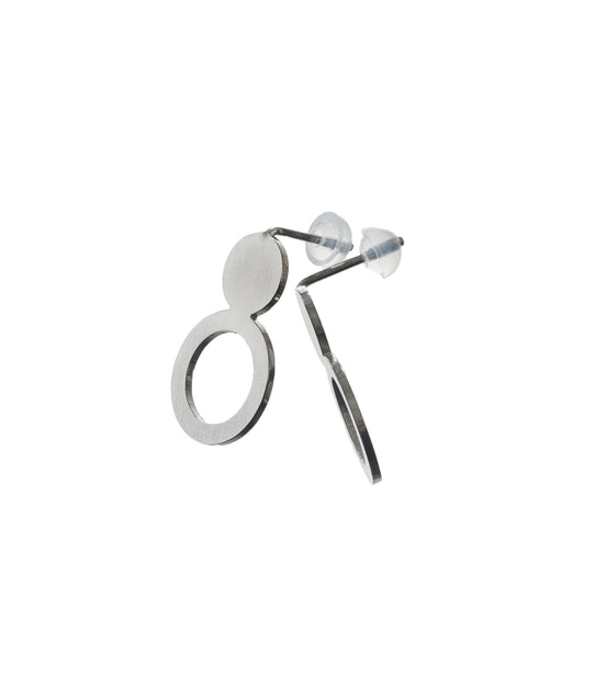 Earrings Arc - Silver