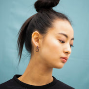 Earrings Arc - Purple