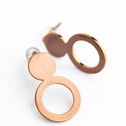Earrings Arc - Rose Gold