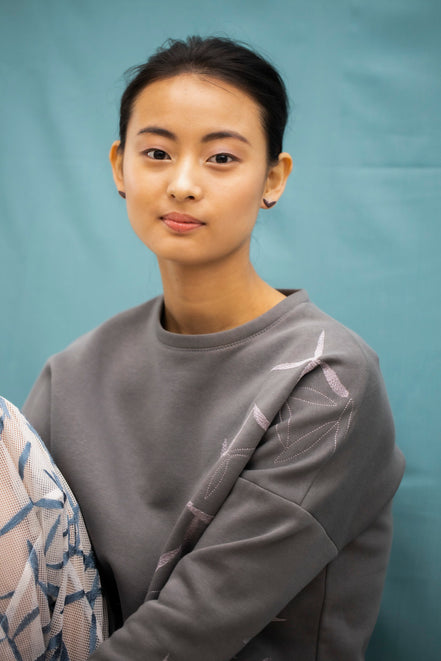 Earrings Vola - Purple