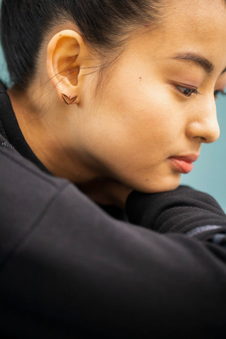 Earrings Vola - Rose Gold