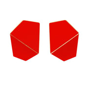 Folded Wide Earrings