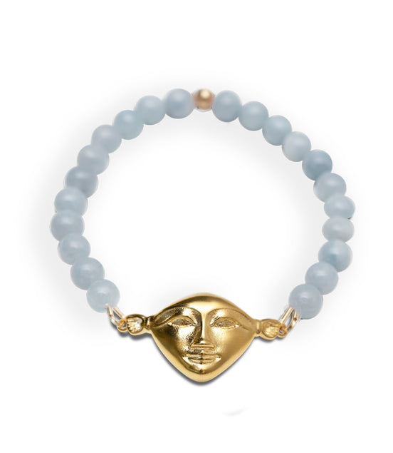 Hathor Harmony Bracelet - Aquamarine