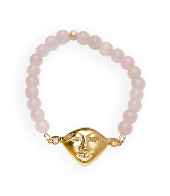 Hathor Harmony Bracelet - Rose quartz