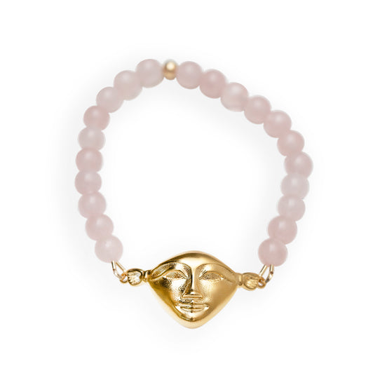 Hathor Harmony Bracelet - Rose quartz