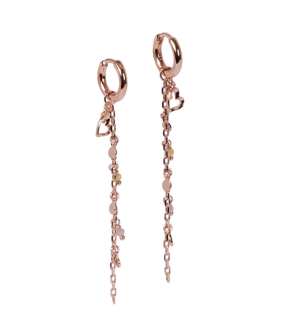 Helena♡ Earrings - Rose Gold and Silver