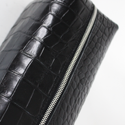 Cosmetic Bag VESUVIUS - Black Croco