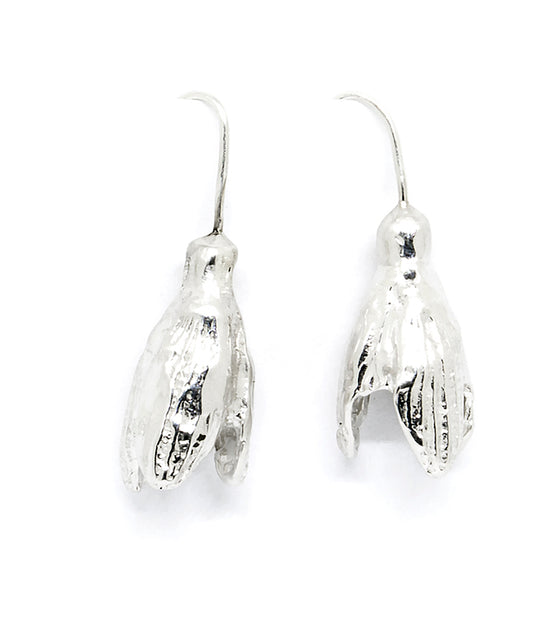 Earrings - SPRING Snowdrops with Hooks