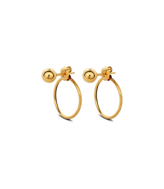 Chord Earrings - Gold