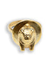 Sekhmet Fire Necklace Ring - Gold
