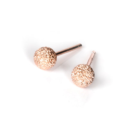 Sugarball Earrings - Rose Gold, Silver and Black