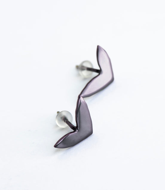 Earrings Vola - Purple