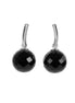 DayCharm Onyx Earrings - Rose Gold and Silver