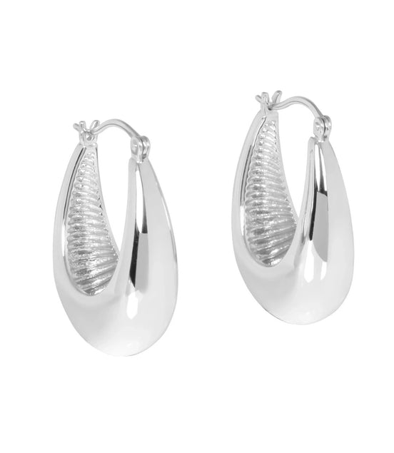 Penelope Hoops L Earrings
