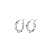 Ella Hoops Earrings - Silver