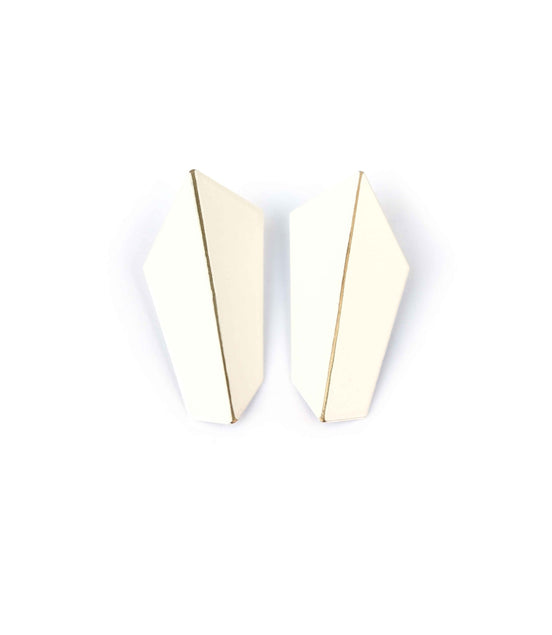 Folded Vertical Earrings