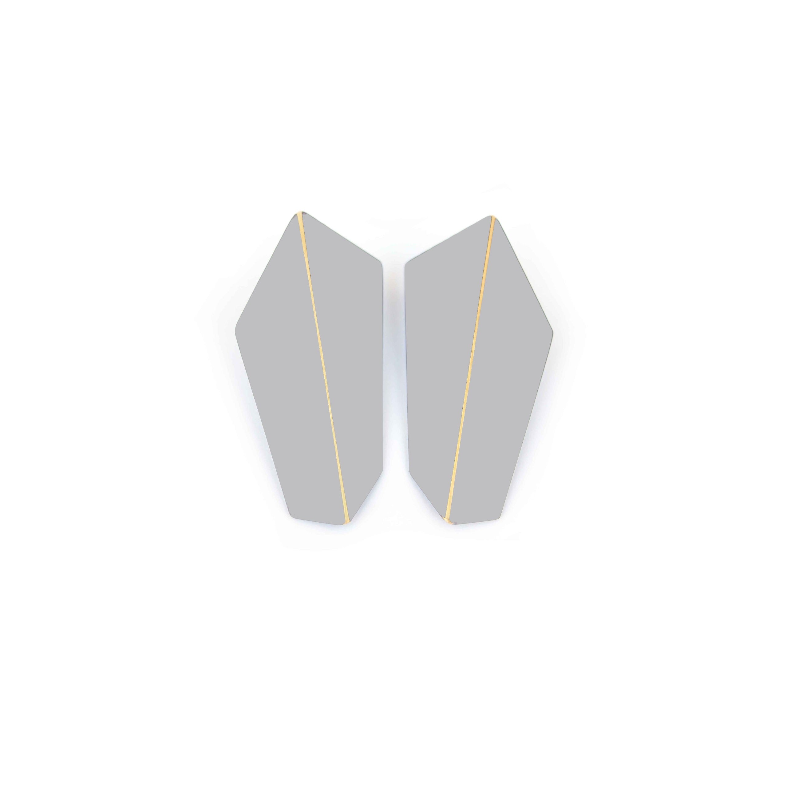 Folded Vertical Earrings