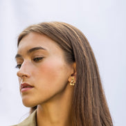 Folia Mini Earrings - Sunlit
