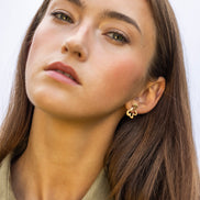 Folia Mini Earrings - Sunlit