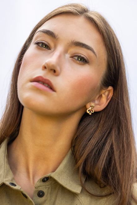 Folia Mini Earrings - Sunlit