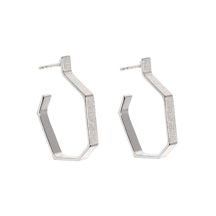 Hoops Silver Earrings