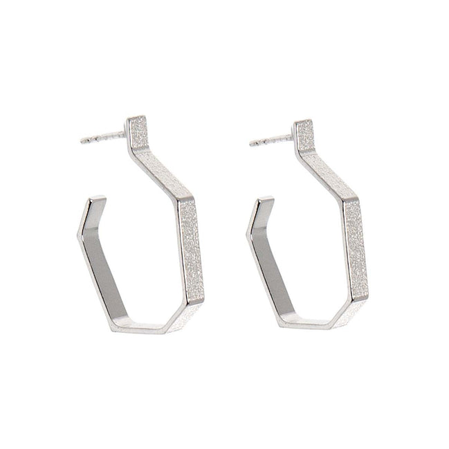Hoops Silver Earrings