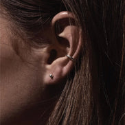 Line Ear Cuff - Silver