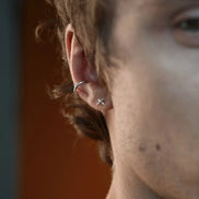 Line Ear Cuff - Silver