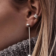 Line Ear Cuff - Silver