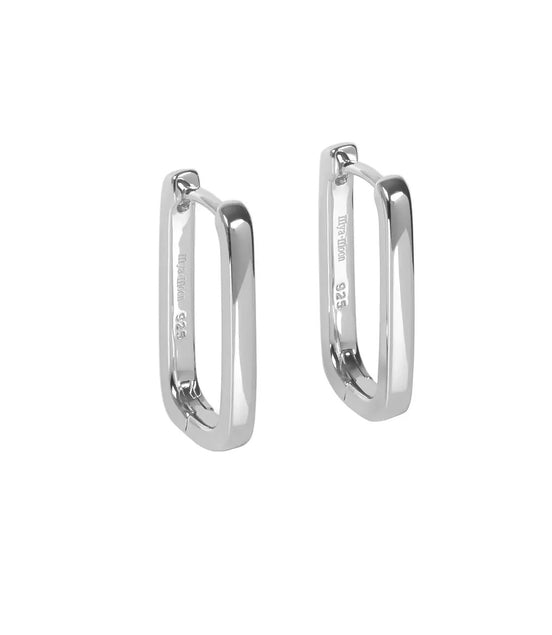 Metropolitan Hoops - Rose Gold and Silver