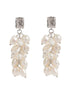 Festive Pearls Earrings - Rose Gold and Silver