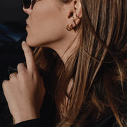 Radius Earrings - Gold