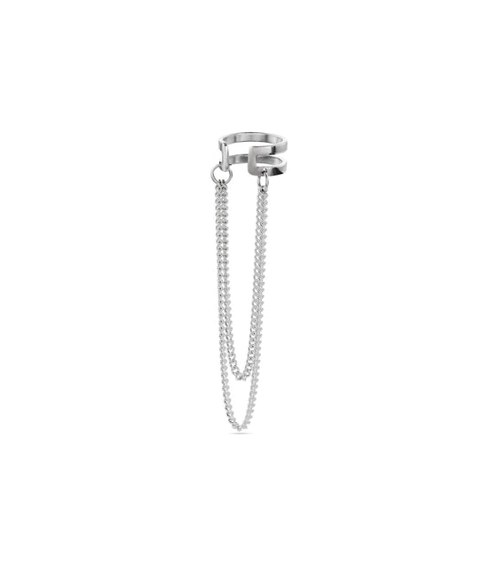Revolve Ear Cuff - Silver