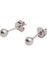 Sphere Earrings - Rose Gold and Silver