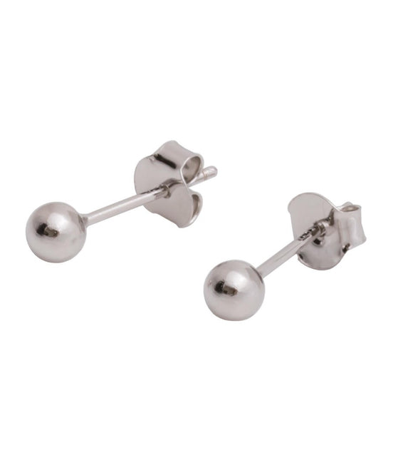 Sphere Earrings - Rose Gold and Silver