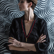 Sekhmet Fire Stud Earrings