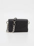 Handmade Leather Envelope Bag - Black